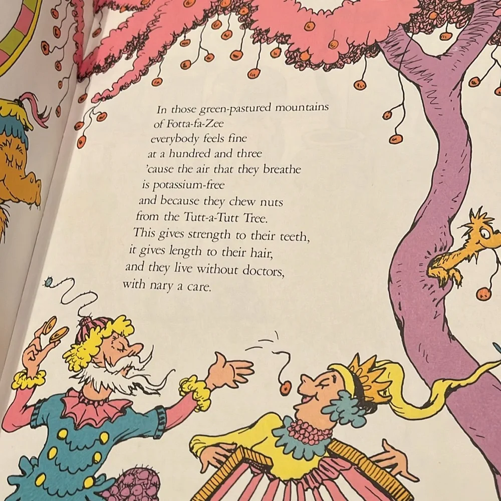 Dr. Seuss You’re Only Old Once hard cover book with dust jacket 1986